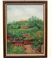 Mary Burkhart, Upper Main Street (Johnstown, Oil on canvas