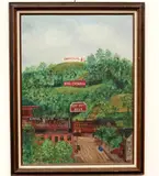Mary Burkhart, Upper Main Street (Johnstown, Oil on canvas