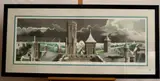Richard Haas, View of the Mall from the Castle, 1983, Pencil numbered, titled, signed and dated at base