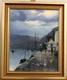 John Donaldson, Bayards Cove Dartmouth, Oil on board