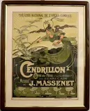 André Devambez, Cendrillon Poster for Theatre National de L'Opera-Comique, Color lithograph poster for the Massenet opera "Cendrillon,"