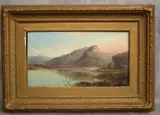 Early Summer Lake View by American School, Oil on canvas, sold Sep 2024