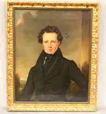 Portrait of a Gentleman by American School, Oil on canvas, sold Sep 2024