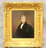 Portrait of a Gentleman by American School, Oil on canvas, sold Sep 2024