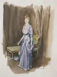 Arthur Cotton Moore, Lady in 1890s dress
