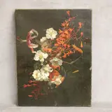 Champion Jones, Spring Flowers, Oil on canvas. verso notation providing attribute