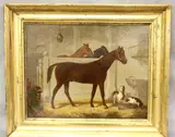 Otto C. Engler, The Brown Horse, Oil on canvas