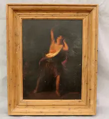 Female Muse by Peter F. Rothermel, Oil on canvas, sold Sep 2024