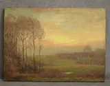 Walter C. Hartson, Indian Summer Landscape, Oil on canvas