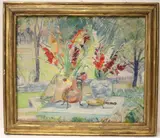Mary Townsend Mason, Still Life with Summer Flowers, 1937, Oil on canvas