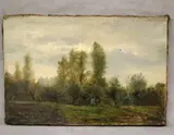 Forest View by English School, Oil on canvas, sold Sep 2024