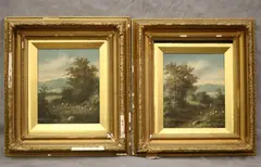 Roberto Angelo Kittermaster Marshall, A Pair of Landscapes (possibly in Scotland), Oil on canvas