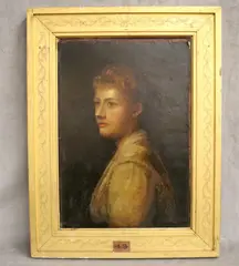 Annie Munro, Portrait of Miss Annie Munro, Oil on canvas