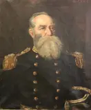 Ernest James Coxon, Portrait of American Naval Officer, Oil on canvas