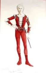 Carl Toms, Romeo, Watercolor and graphite on paper