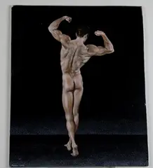 Joseph Regan, Homme, 2008, [LGBTQ+ INTEREST], Acrylic on board. dated lower left hand corner