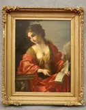 Giovanni Francesco Romanelli, The Cumean Sybil , 19th century, 19th century painting, Oil on board