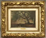 Charles Albert Rogers, Pastoral Scene, Oil on canvas