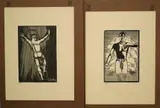 Earl Marshawn Washington, Two works: "The Mast" and untitled, Both are pencil numbered, signed and dated