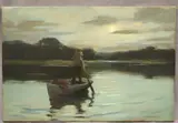 William Russell Whitmore, Fisherman coming Home, Oil on canvas