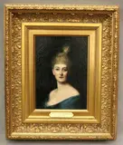Lucy Lee Robbins, Portrait of a Great Dame, Oil on canvas
