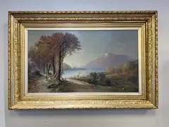 Douglas Arthur Teed, Mountainous Landscape, Oil on canvas