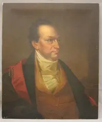 Dewitt Clinton, the 7th and 9th New York State Governor by Thomas Waterman Wood, 1892, Oil on canvas, sold Oct 2024