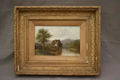 H. Clements, View of North Windermere, Oil on board