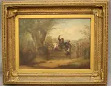 John S. Dewar, Children Playing, 1868, Oil on canvas