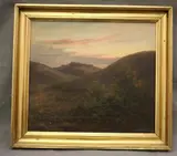Karl Emil Lundgreen, Rolling Hills, Oil on canvas