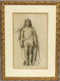 Léon Comerre, Ostentatio Christi (Christ Presented to the People), Charcoal drawing
