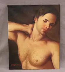 Yaoge, Young Man, 2009, [LGBTQ+ INTEREST], Oil on canvas