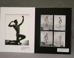 Dave Martin, Untitled, Two Works: "Athletic Physique Photograph" and "4 original Dave Martin Photographs", [LGBTQ+ INTEREST]