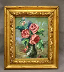 Emmanuel Pierre Charles, Summer Flowers, circa 1977, Oil on canvas