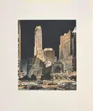 Frederick Mershimer, "Ascension", 1993, Mezzotint in colors