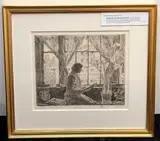 Childe Hassam, Virginia at a New York Winter Window