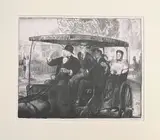 George Bellows, Sunday Going to Church 1897