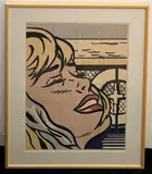 Roy Lichtenstein, Shipboard Girl, 1965, Offset lithograph printed in colors on white wove paper