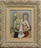 Karl Hofer, Study for Composition, circa 1952, Oil on canvas