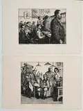 David Itchkawich, "The Hearing", and "Mr, Each signed, titled and numbered in pencil as limited editions, 4/100, and 58/100, respectively, lower margin