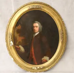 William Hoare, Portrait of a Buckinghamshire Gentleman, Oil on canvas