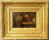 Northern Continental School, Insider Trading, Oil on board