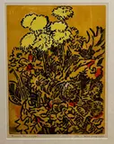 Karl Schrag, "Bouquet, Lithograph printed in colors