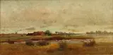 Louis Neubert, Untitled, oil on panel 16 x 31cm
