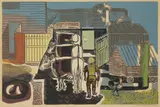 Edward Bawden, Untitled, 1957 linocut in colours