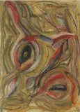 Arthur Lett-Haines, Untitled, mixed media on paper 41 x 30cm .