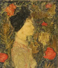 Untitled by Lionel Miskin, oil on canvas 61 x 50.5cm ., sold Apr 2022