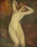Henry Alfred Gsell, Untitled, oil on canvas 65 x 54cm