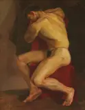 Lidiya Buharova-Sporykhina, Untitled, oil on canvas 64 x 48cm
