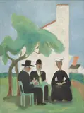 Annie Fish, Untitled, oil on canvas board 34.5 x 25.cm Exhibited: Penrith Society of Arts in Cornwall